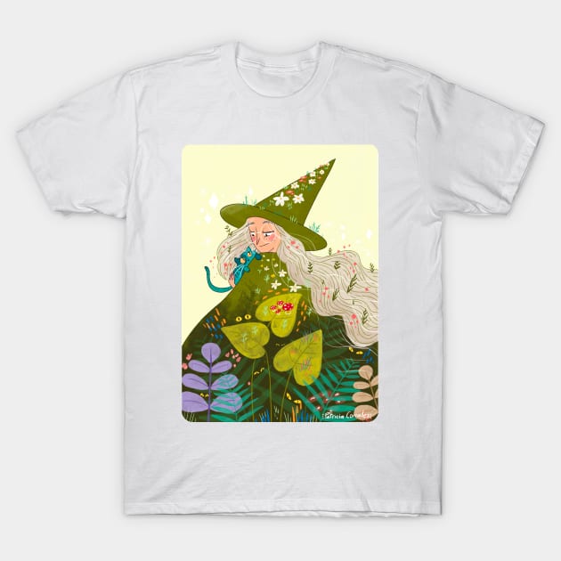 Green Witch / Wiccan T-Shirt by PatriciaCo